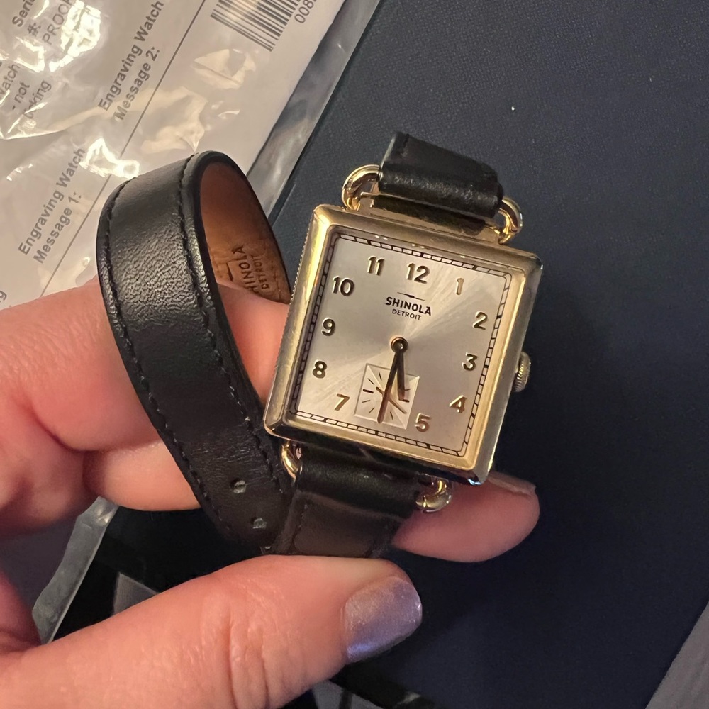 Shinola Cass double wrap watch